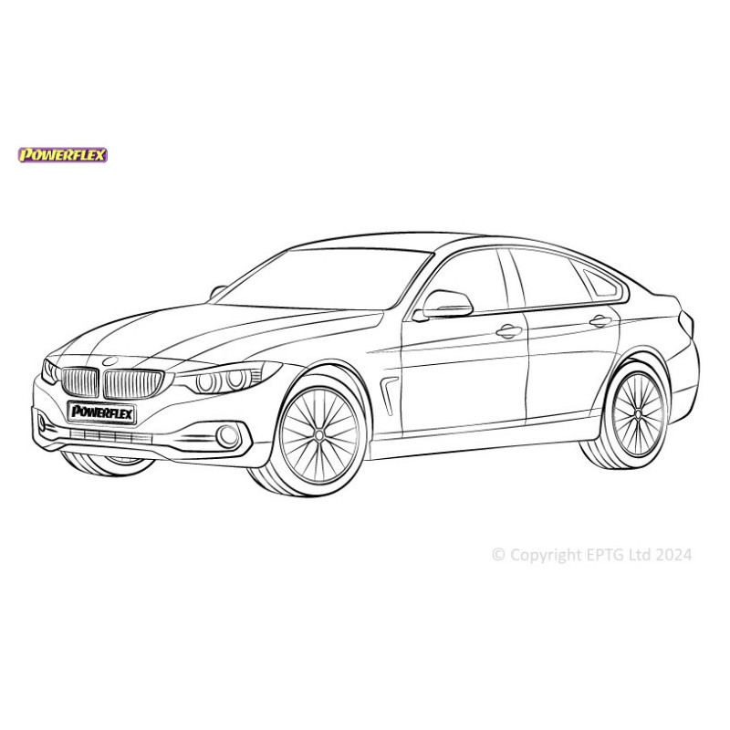 Powerflex Silentblocks BMW 4 Serie F32, F33, F36 xDrive (2013 - 2020) - BUN-PF-00168 - BUN-PF-00168