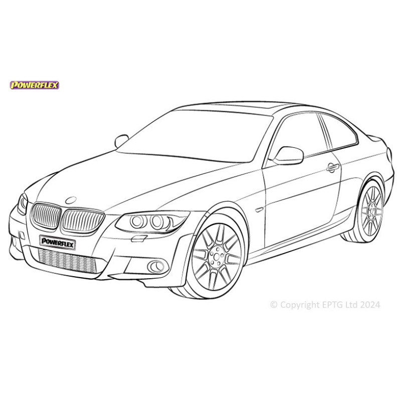Silentblocs Powerflex BMW Série 3 E9* xDrive - BUN-PF-00160
