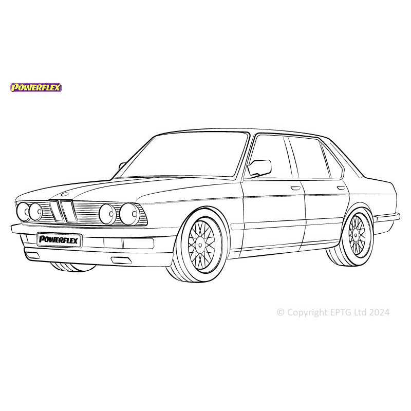 Powerflex Silentblocks BMW 5 Serie E28 (1982 - 1988) - BUN-PF-00173 - BUN-PF-00173
