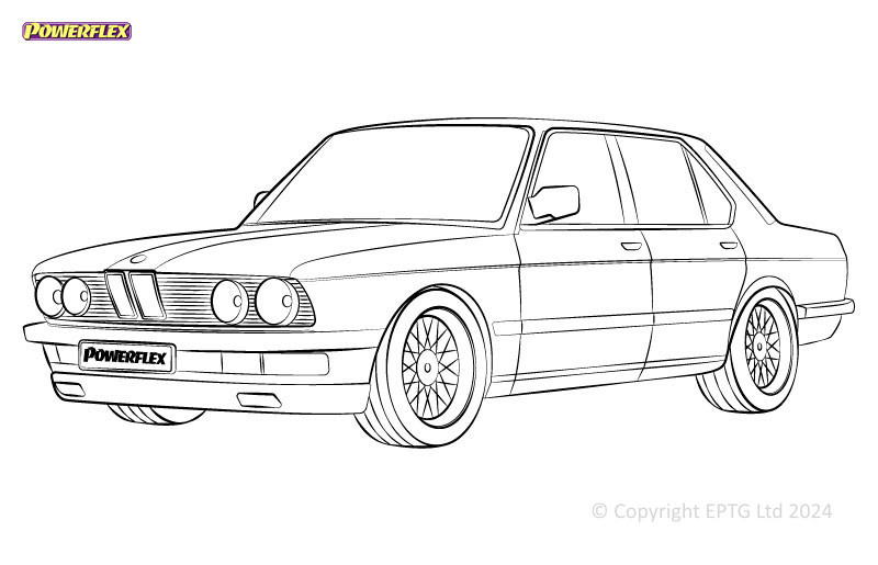 Silentblocuri Powerflex pentru BMW Seria 5 E28 (1982 - 1988) - BUN-PF-00173 - BUN-PF-00173