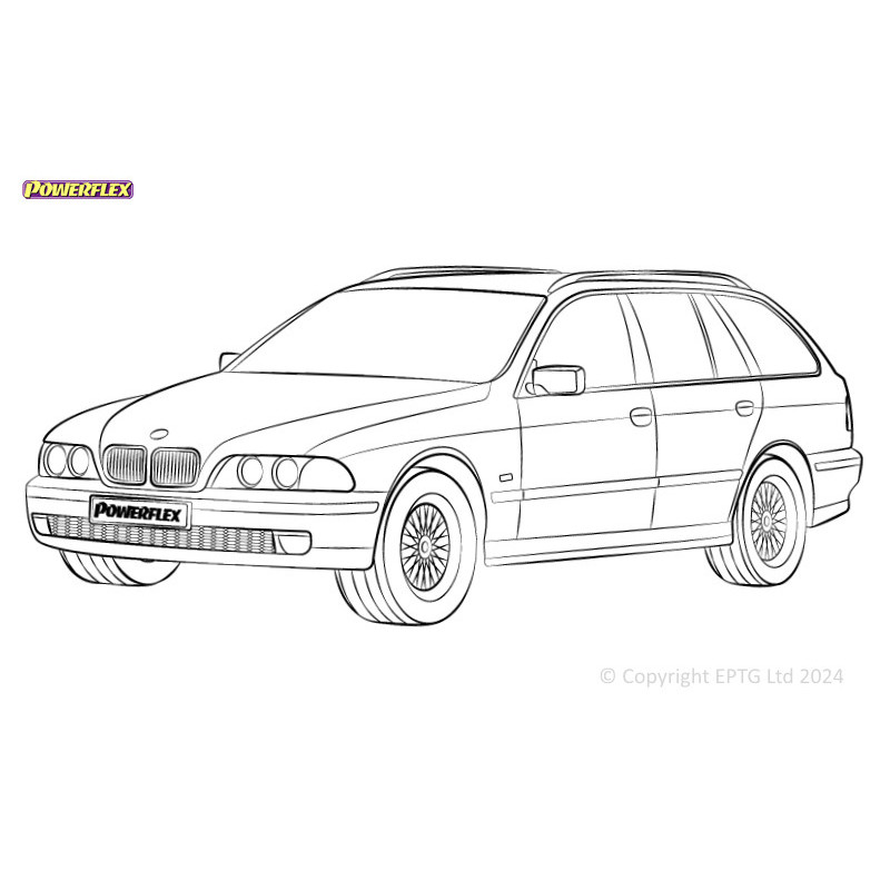 Powerflex bushes BMW Série 5 E39 520 to 530 Touring - BUN-PF-00176 - BUN-PF-00176