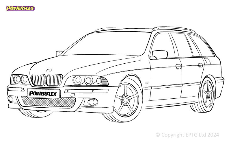 Powerflex Silentblocks BMW 5 Serie E39 540 Touring - BUN-PF-00178 - BUN-PF-00178