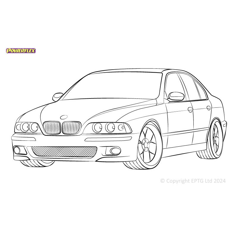 Boccole Powerflex BMW Série 5 E39 M5 - BUN-PF-00179 - BUN-PF-00179