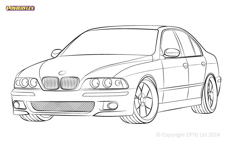 Silentblocs Powerflex BMW Série 5 E39 M5 - BUN-PF-00179 - BUN-PF-00179