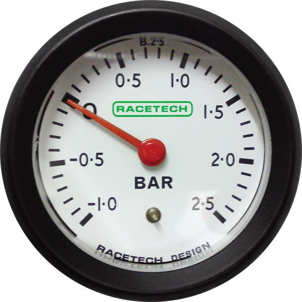 Racetech B2.5WL mechanische turboklep met witte achtergrond, Ø 52 mm - RT-B2,5WL - B2.5WL - 3661768037898