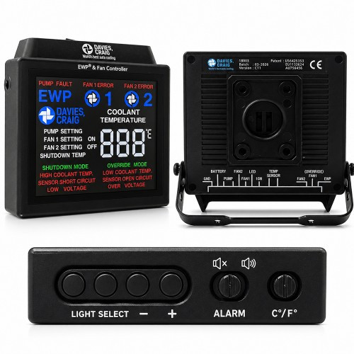 Kit controller digitale LCD Davies Craig per pompa e ventilatore 12 V / 24 V Rif. 8003 - DC-8003 - 8003 - 3666618842301