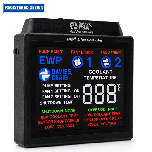 Kit contrôleur numérique LCD Davies Craig pompe et ventilo 12V / 24V Réf. 8003 - DC-8003 - 8003 - 3666618842301