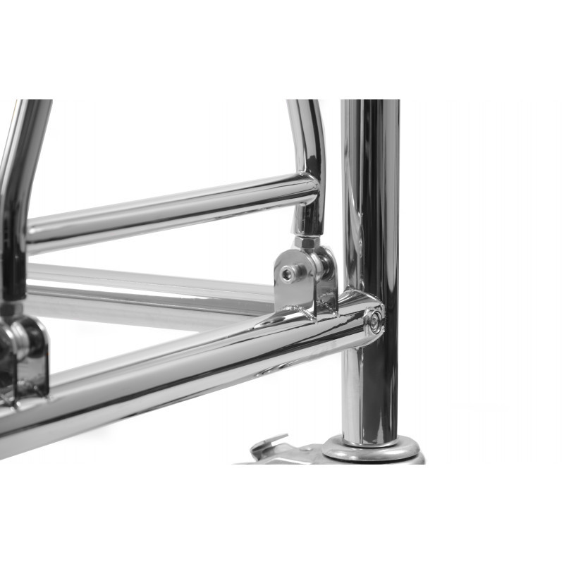 Compact stainless steel tire trolley, 1385mm x 475mm, for trucks - GT2i - BG-R116SL - BGR116SL - 5060252091022