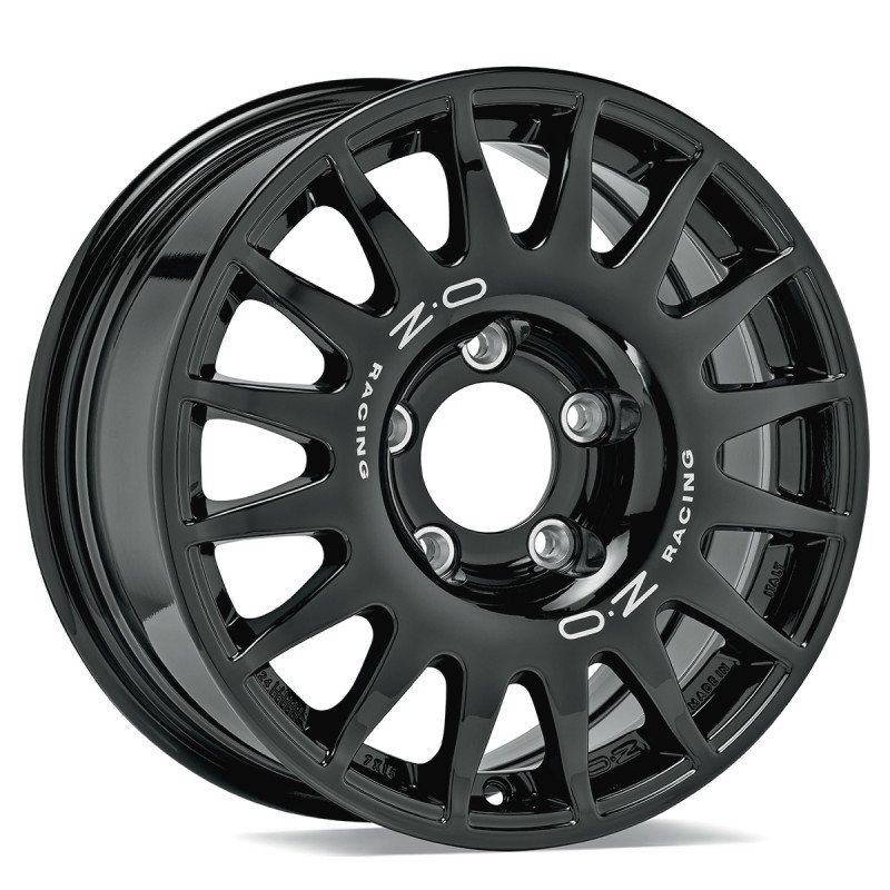 OZ Racing Rally Terra 15x7 Gloss Black Aluminum Rim - Skoda Fabia RS Rally2 - W01797045YMN - OZ-RALLYTERRA-701528-N - W01797045 YMN - 3666618785493