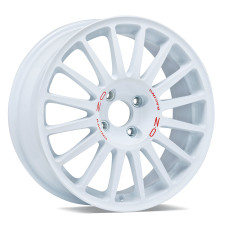OZ Racing Superturismo Rally 4 17x7 White Rim - Peugeot 208 Rally4 &amp; Lancia Ypsilon Rally4 - W0162507633 - OZ-SUPERTURISMORALLY4-701731-BL - W01625076 33 - 3666618664835