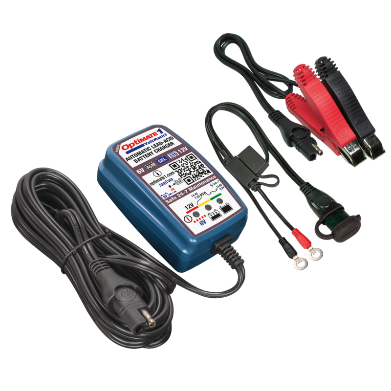 OptiMate 1 Voltmatic TM400A-lader voor AGM-, GEL-, EFB- en loodzuurbatterijen van 12 V - TM-400A - TM400A - 5425006146494