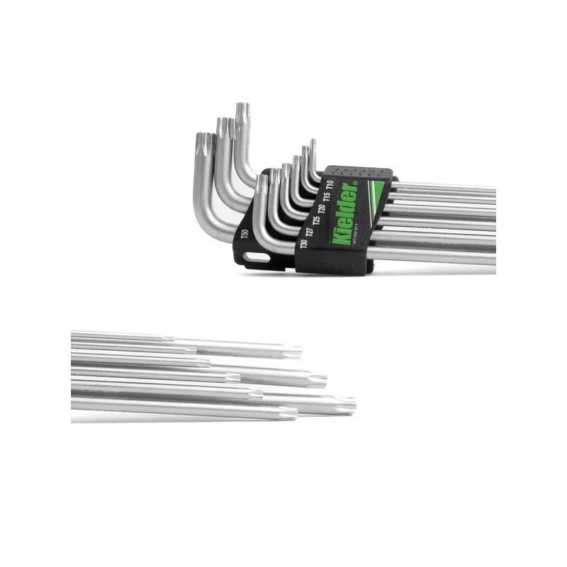 Set de 9 chei torx lungi KIELDER - KWT-202-01T - KWT-202-01T - 5060441194961
