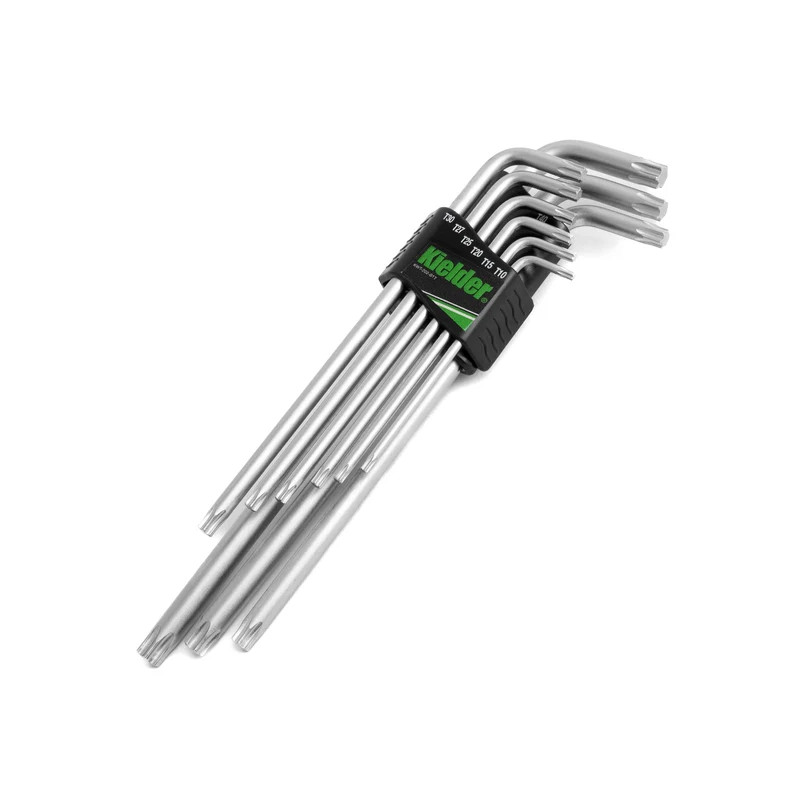 Set van 9 lange Torx sleutels KIELDER - KWT-202-01T - KWT-202-01T - 5060441194961