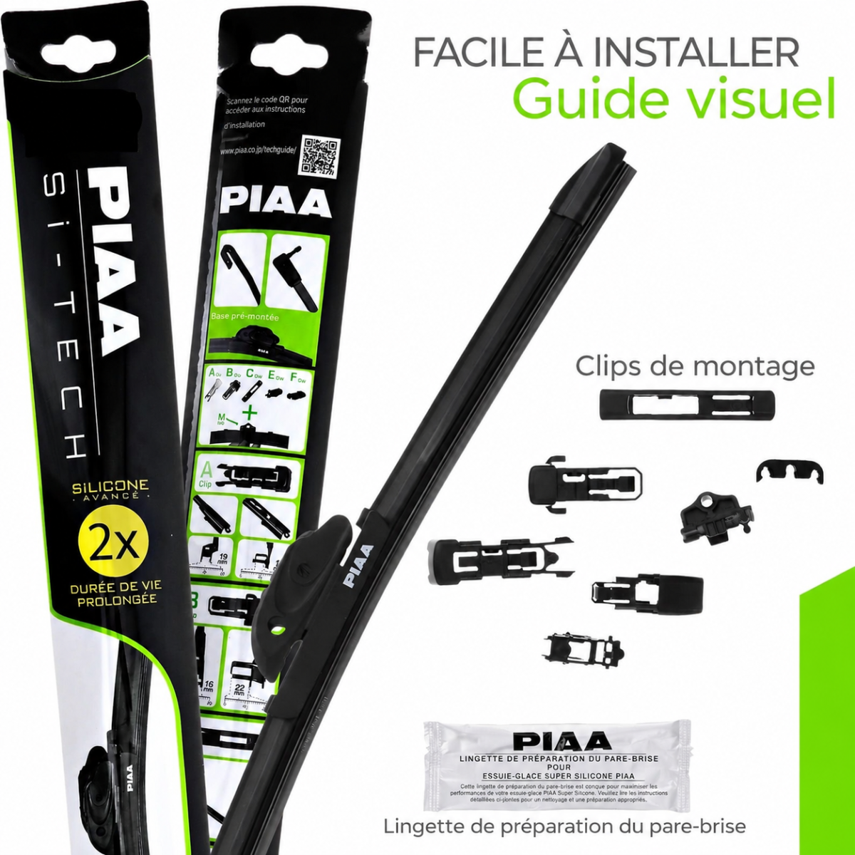 PIAA Si-Tech 97053B 530 mm Silicone Wiper Blade - PI-97053B - 97053B - 4960311063803