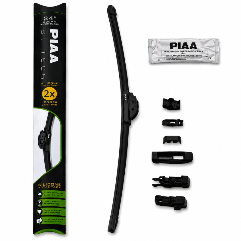 PIAA Si-Tech 97060B 600 mm Silicone Wiper Blade - PI-97060B - 97060B - 4960311063827