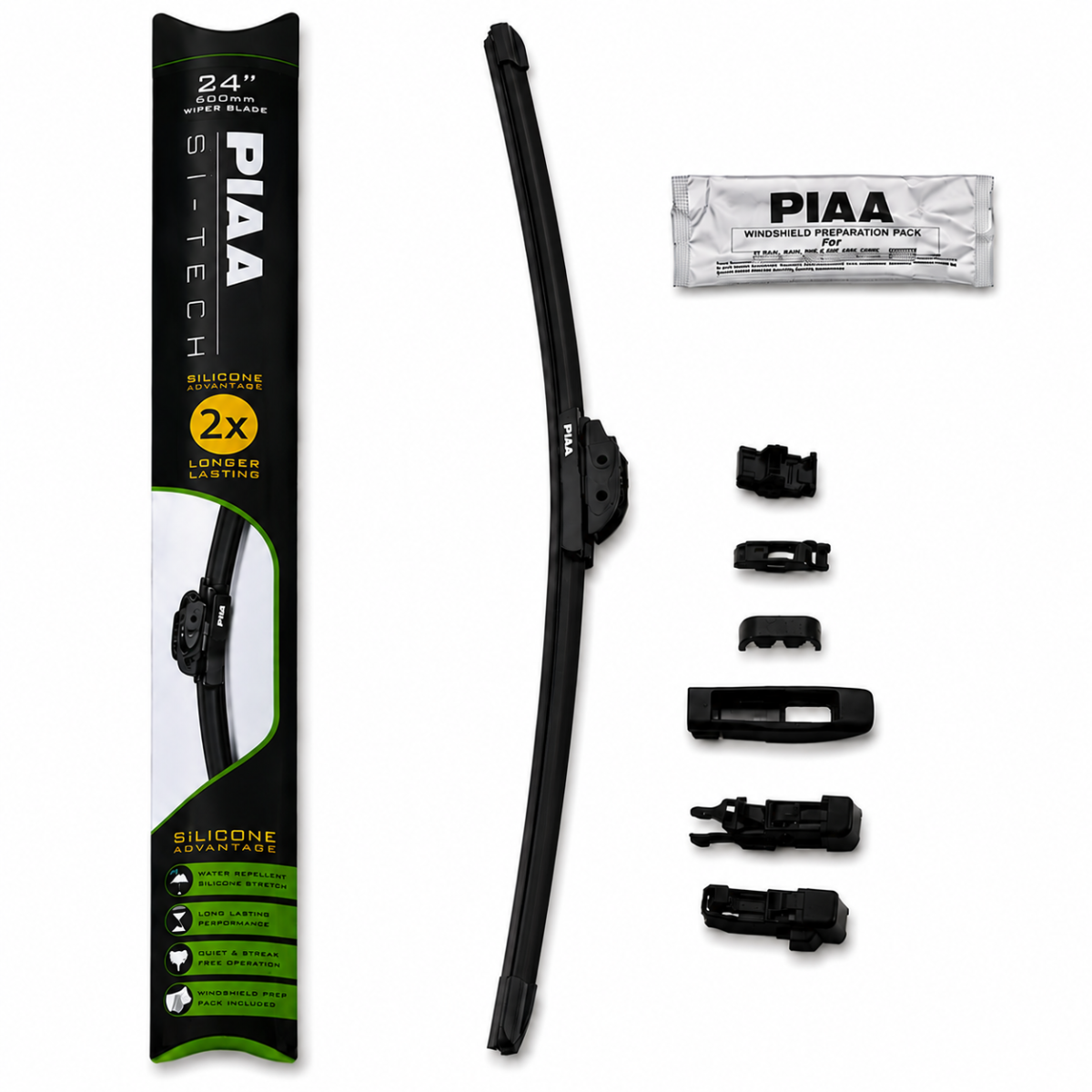 PIAA Si-Tech 97060B siliconen ruitenwisserblad 600 mm - PI-97060B - 97060B - 4960311063827