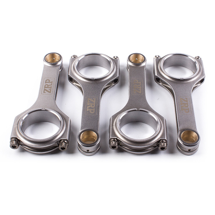 Gesmede ZRP-drijfstangen in H-vorm voor de motor van de Lancia Delta Integrale &amp; Fiat Coupé 2.0 16V - R-LAN-001-H - ZRP-R-LAN-001-H - R-LAN-001-H - 3666618845197