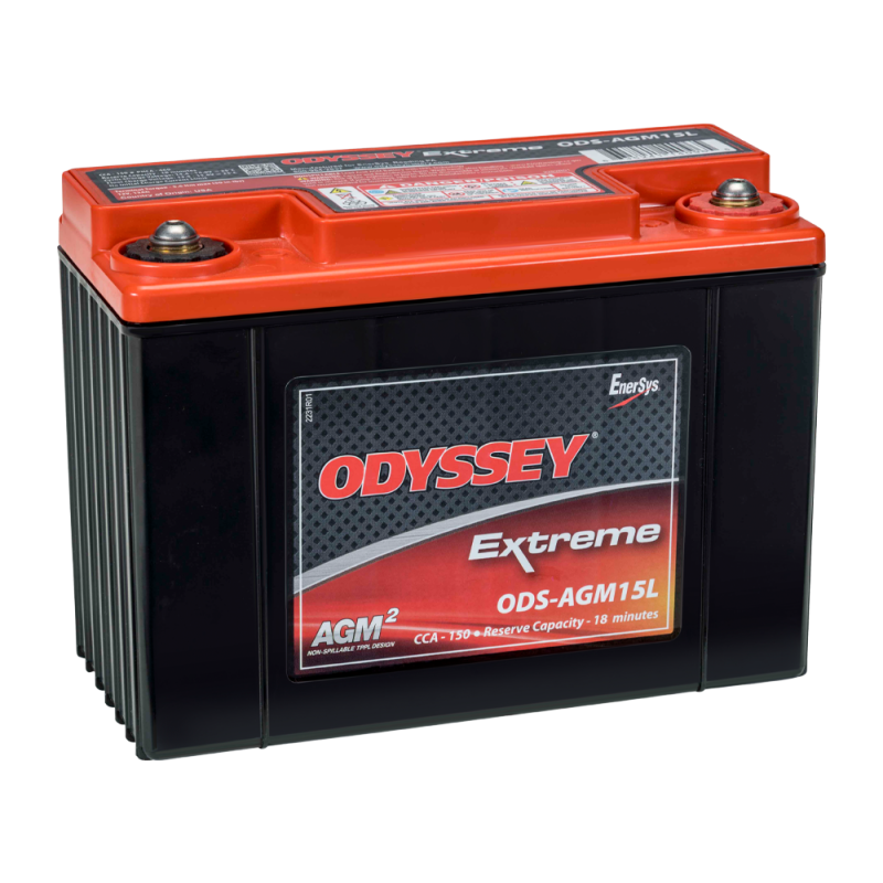 Odyssey Extreme PC545 ODS-AGM15L AGM Racing Battery, 13 Ah, 545 PHCA - ODY-EXTREME-20 - ODS-AGM15L / PC545 - 3661768288276