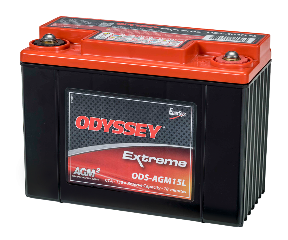 Batterie compétition AGM Odyssey Extreme PC545 ODS-AGM15L 13 Ah 545 PHCA - ODY-EXTREME-20 - ODS-AGM15L / PC545 - 3661768288276
