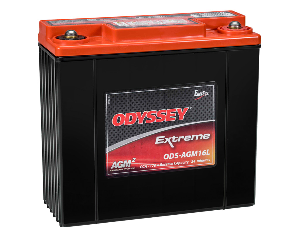 Batterie compétition AGM Odyssey Extreme PC680 ODS-AGM16L 16 Ah 680 PHCA - ODY-EXTREME-25 - ODS-AGM16L / PC680 - 3661768124475