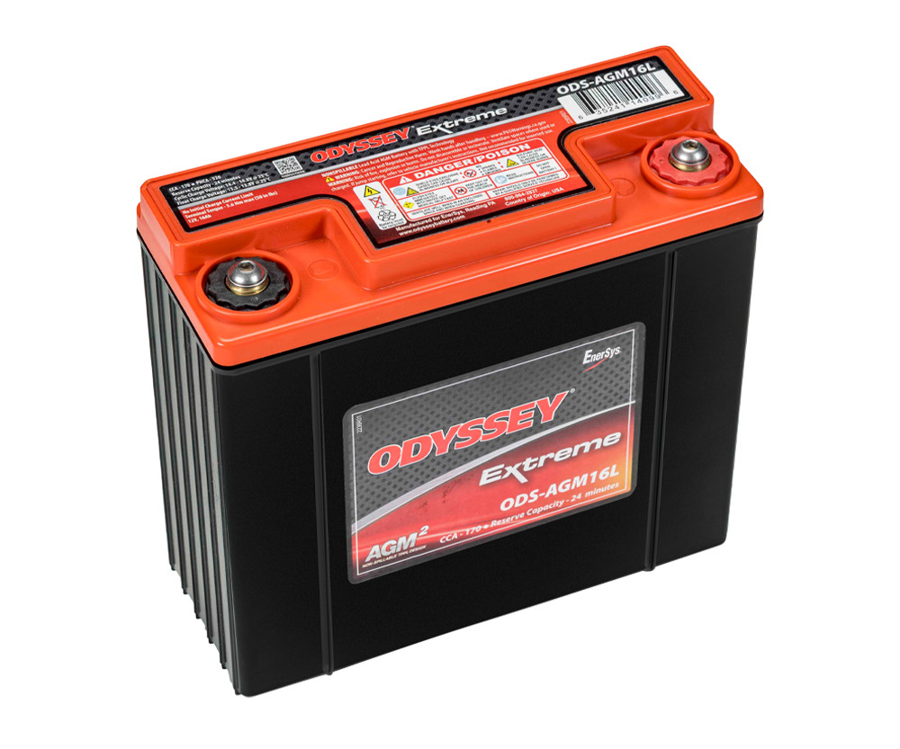 Odyssey Extreme PC680 ODS-AGM16L AGM-raceaccu 16 Ah 680 PHCA - ODY-EXTREME-25 - ODS-AGM16L / PC680 - 3661768124475