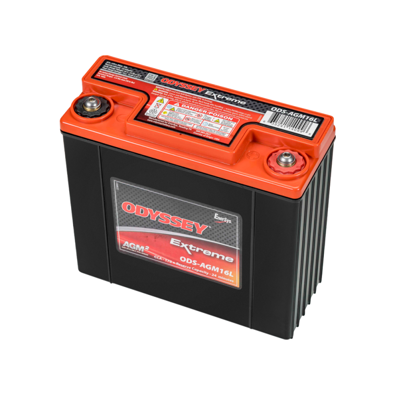 Odyssey Extreme Racing 25 PHCA 520/16 Ah 185/79/169/ 7.5kg Competition Battery - ODY-EXTREME-25 - ODS-AGM16L / PC680 - 3661768124475