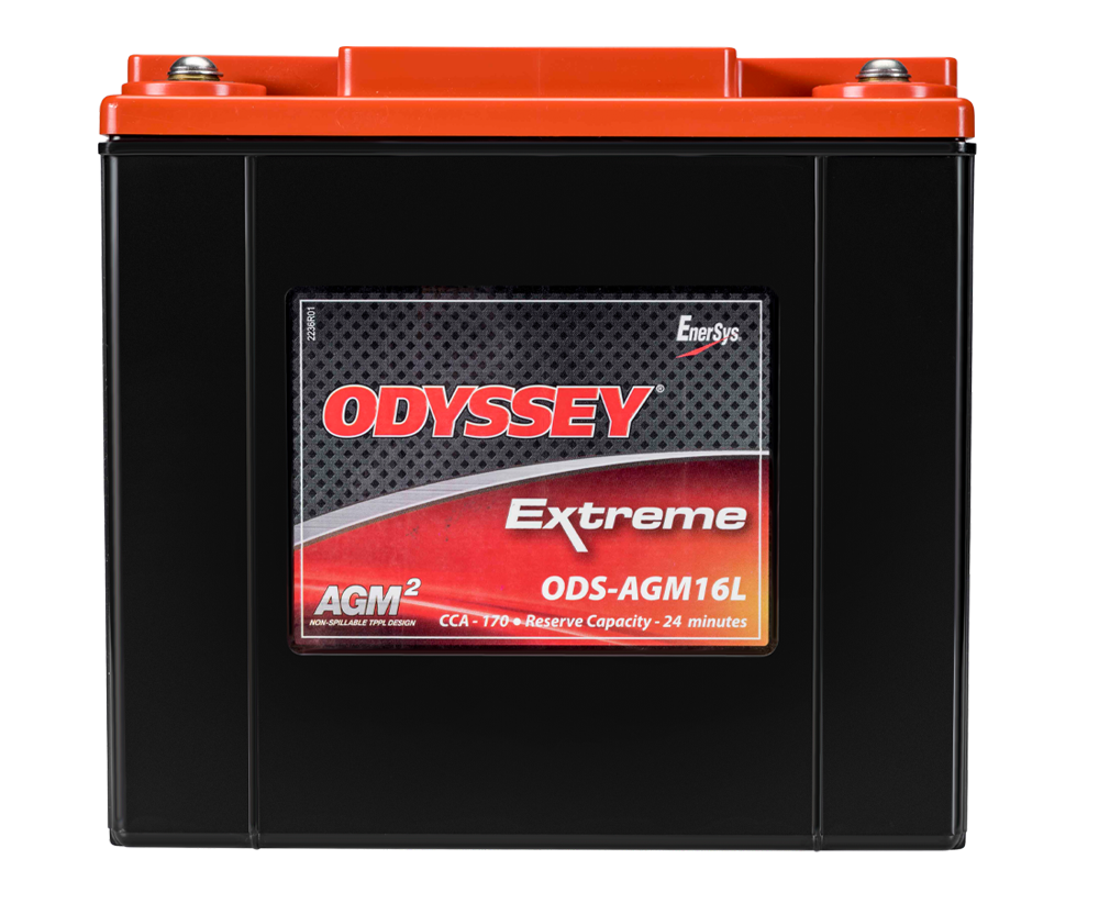 Batterie compétition AGM Odyssey Extreme PC680 ODS-AGM16L 16 Ah 680 PHCA - ODY-EXTREME-25 - ODS-AGM16L / PC680 - 3661768124475