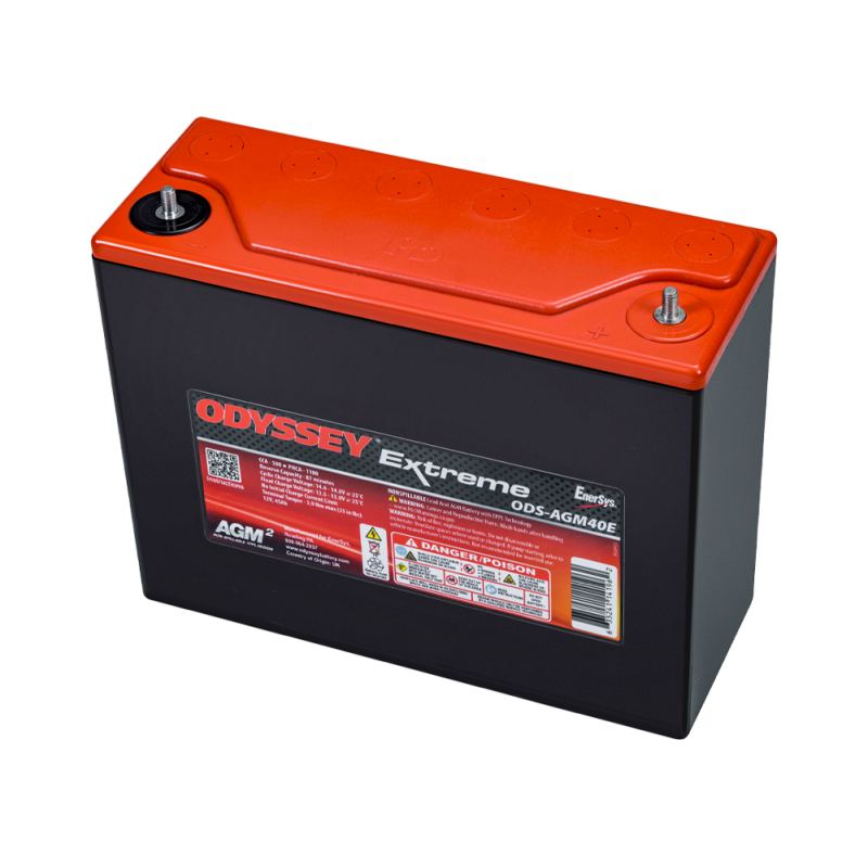 Batterie compétition Odyssey Extreme PC1100 ODS-AGM40E 45 Ah 1100 PHCA - ODY-EXTREME-40 - ODS-AGM40E / PC1100 - 3661768124499