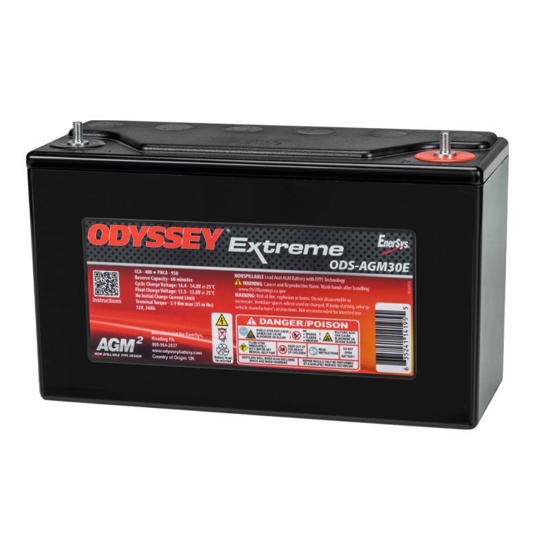 Odyssey Extreme PC950 ODS-AGM30E AGM-raceaccu 34 Ah 950 PHCA - ODY-EXTREME-30 - ODS-AGM30E / PC950 - 3661768124482