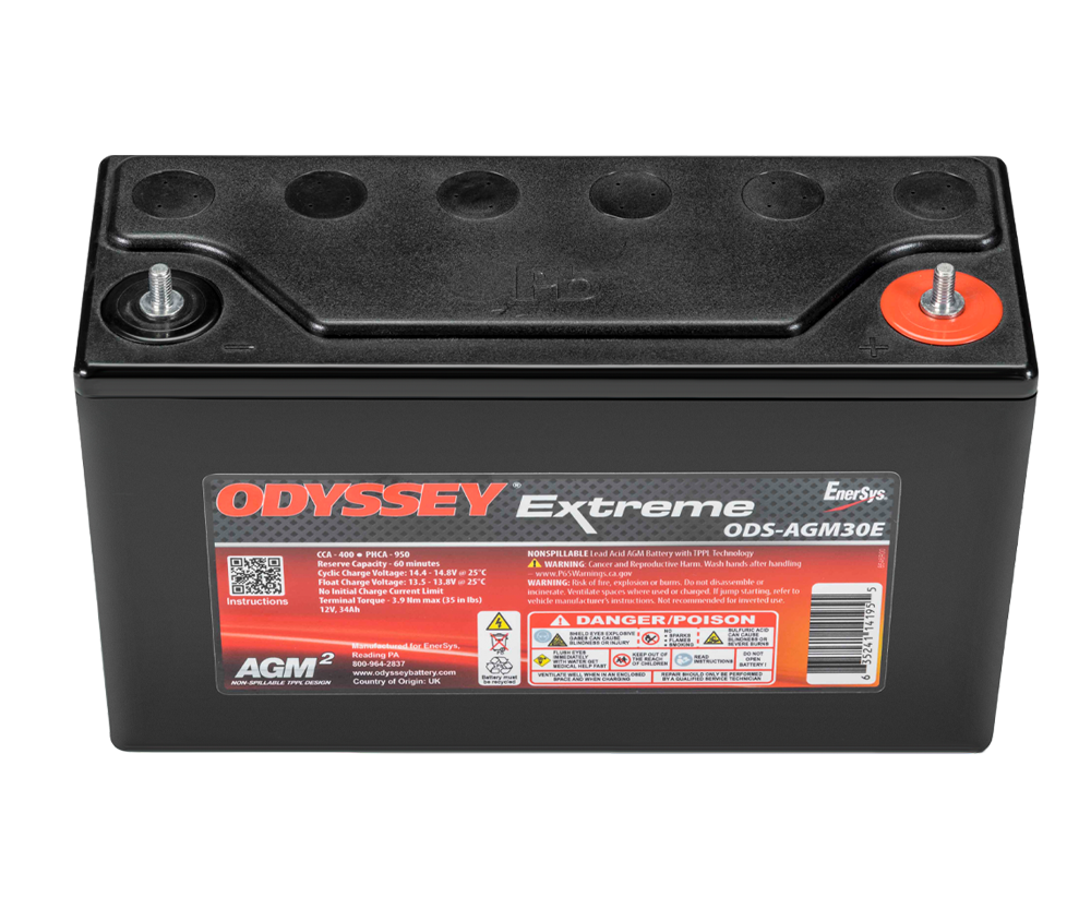 Odyssey Extreme PC950 ODS-AGM30E AGM-raceaccu 34 Ah 950 PHCA - ODY-EXTREME-30 - ODS-AGM30E / PC950 - 3661768124482