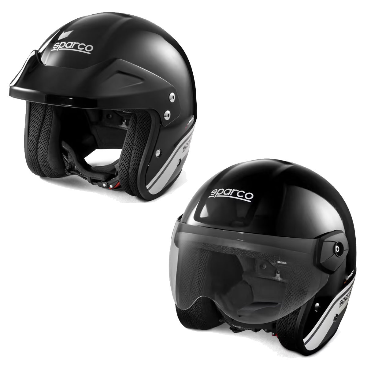 Casco jet Sparco J-PRO (ECE 22.06) - 003379.NG.L - 003379NRGR3L