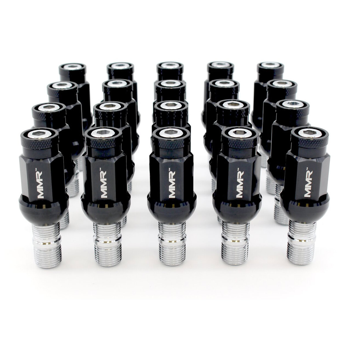Kit containing 20 M14x1.25 80 mm studs and 20 MMR BMW MINI spherical nuts - MMR37-1501-80B - MMR37-1501-80B - MMR37-1501-80B - 3666618841267