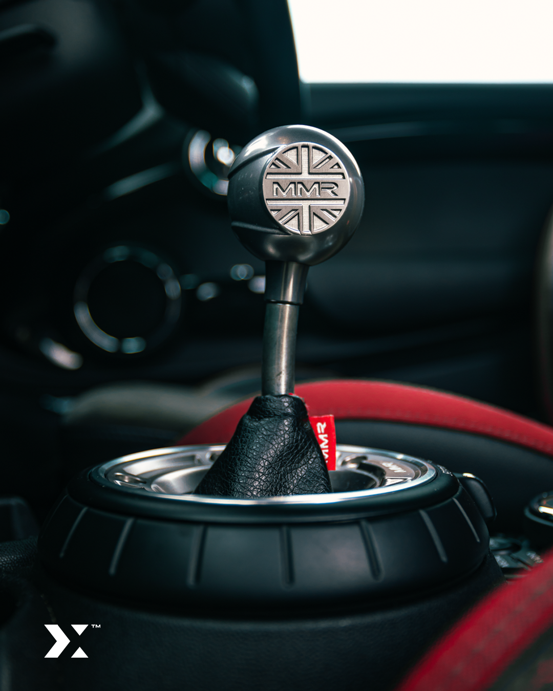 MINI F5x Short Shifter-set, zwart met zwarte stiksels, MMR Performance, MMR14-1403-BL-B - MMR14-1403-BL-B - MMR14-1403-BL-B - 3666618839899