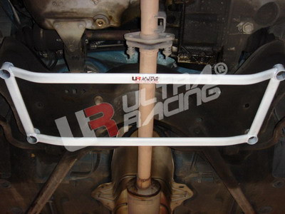 Barre anti-rapprochement inférieure avant 4 points ULTRA RACING Peugeot 206 1.6/2.0 Gti - U-211336-X - UR-LA4-376 - 3666618711102