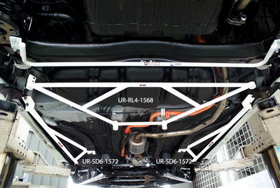 ULTRA RACING 4-punts achterste onderste anti-scoopstang voor Honda CRZ 10+ - U-219026-X - UR-RL4-1568 - 3666618716640