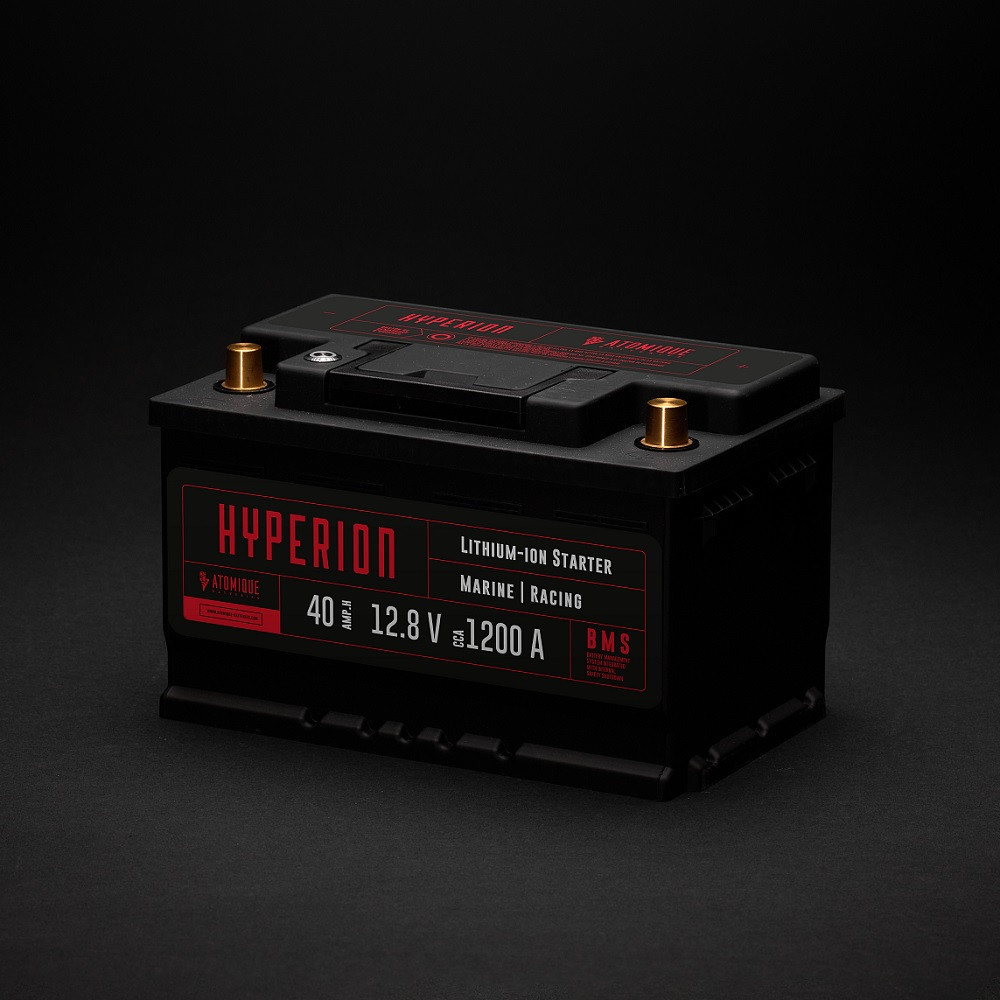 Batteria litio Atomique Batteries Hyperion 40-T6 Lithium-ion LiFePO4 12V alte prestazioni 40Ah - ATBAT-HYP40-T6 - 3770011694037