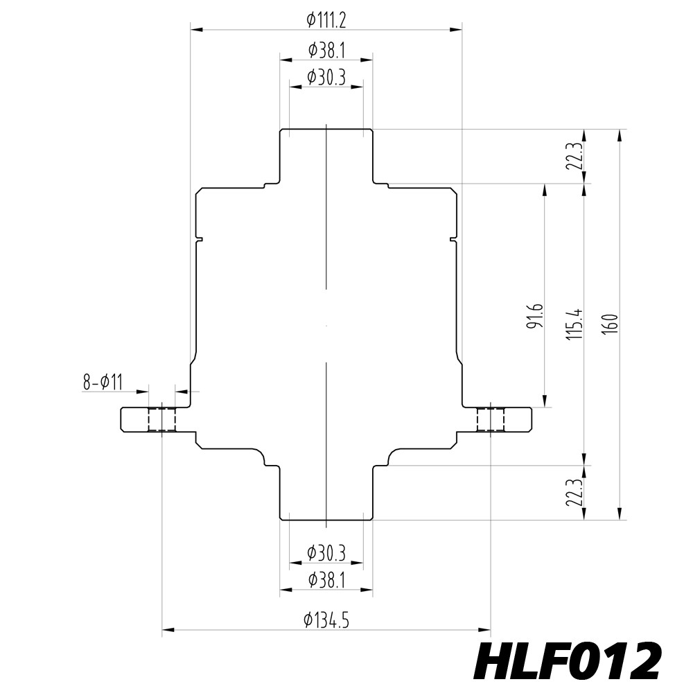 Différentiel autobloquant Blackline Ford Capri Cortina Escort Atlas 16 cannelures - HLF012 - BR-AB-A01 - HLF012 - 3661768024775