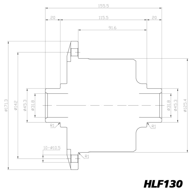 Différentiel autobloquant Blackline Land Rover Defender Discovery Range Rover 24 cannelures - HLF130 - BR-AB-L01 - HLF130 - 3661768024942