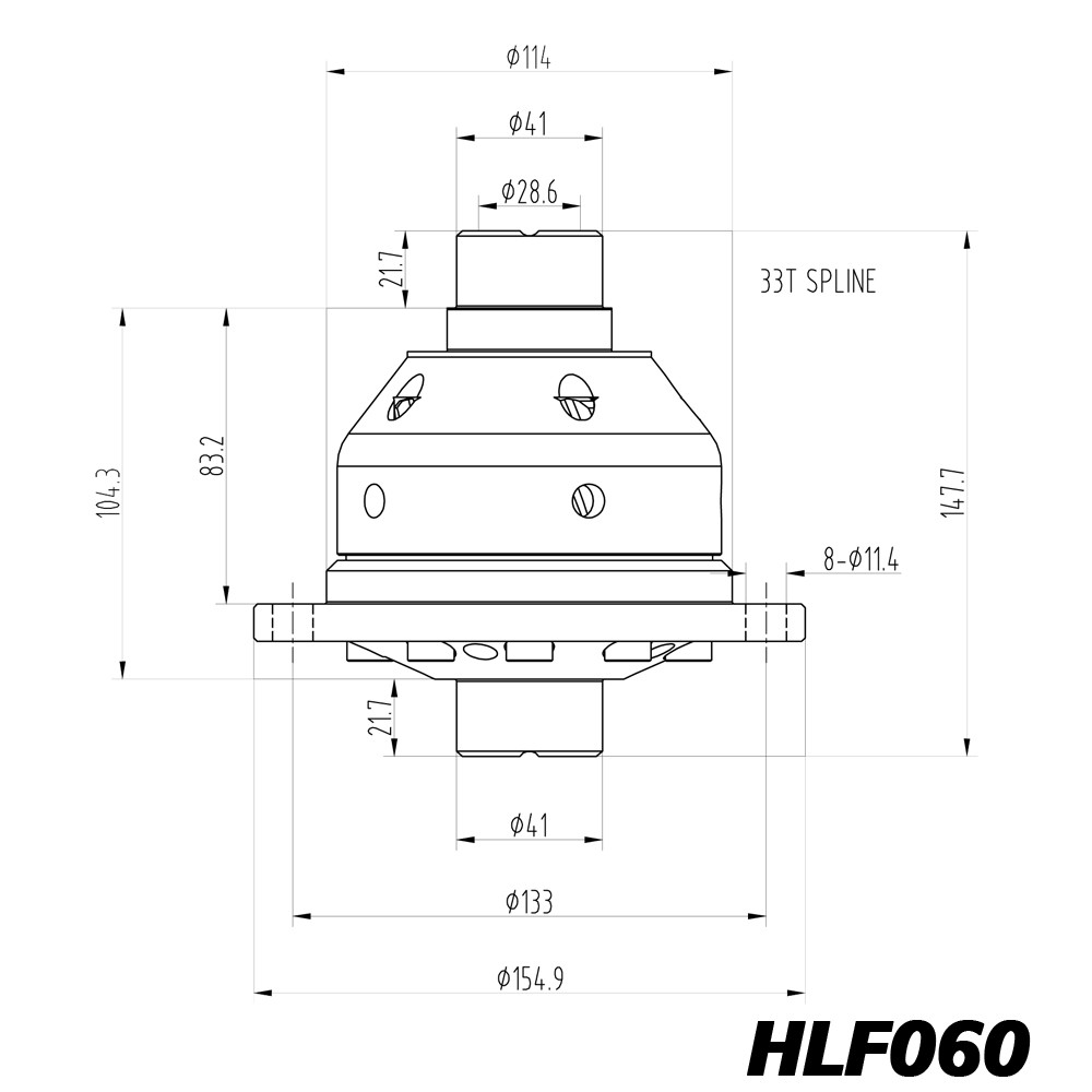 Differenziale a slittamento limitato Blackline Volkswagen Golf Corrado Jetta Vento 02A - HLF060 - BR-AB-VW01 - HLF060 - 3661768025093