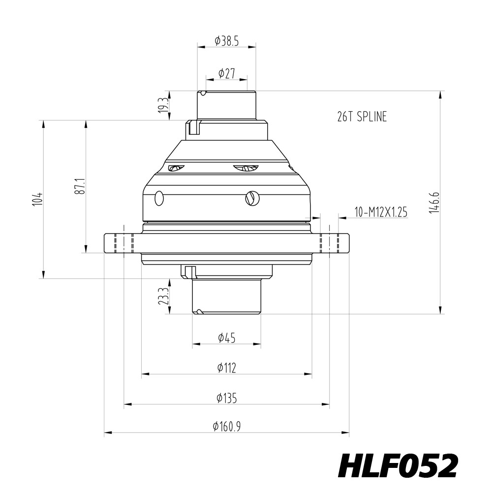 Blackline Limited Slip Differential for Renault Clio 3 RS 197 200 with TL4 transmission - HLF052 - BR-AB-R01 - HLF052 - 3661768025024