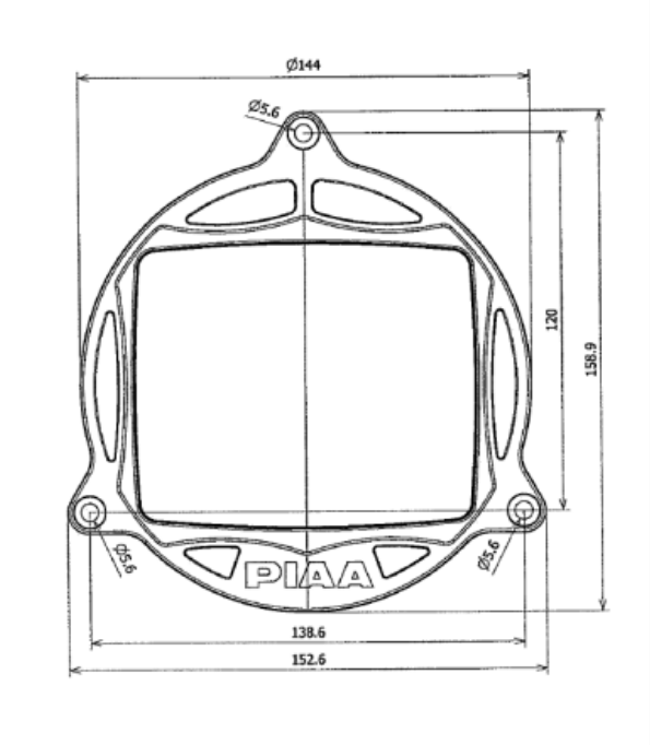 PIAA LPM163A Motorsport Long-Range LED Headlight - PI-LPM163A - LPM163A - 3666618799018