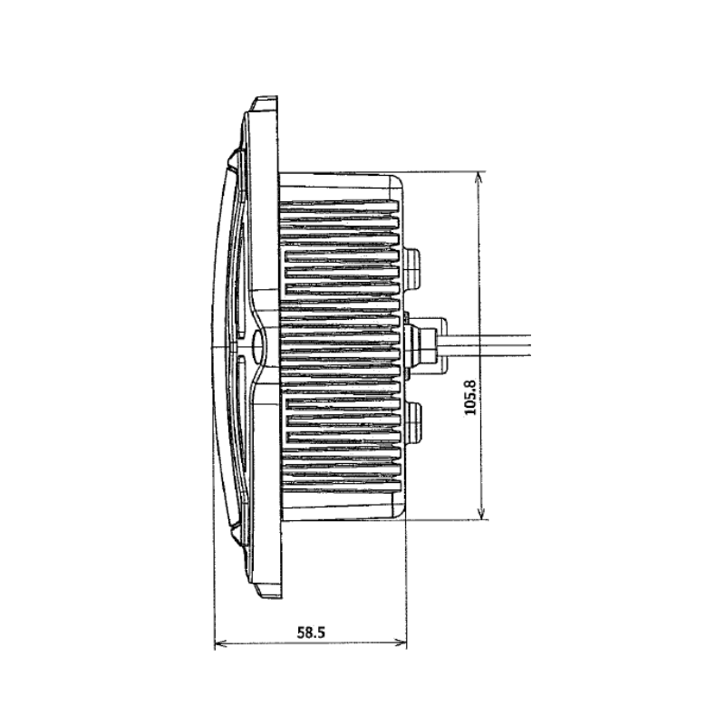Phare Spot LED PIAA LPM163A 160 mm 5000K 86W 5800 lm – Rallye - PI-LPM163A - LPM163A - 3666618799018