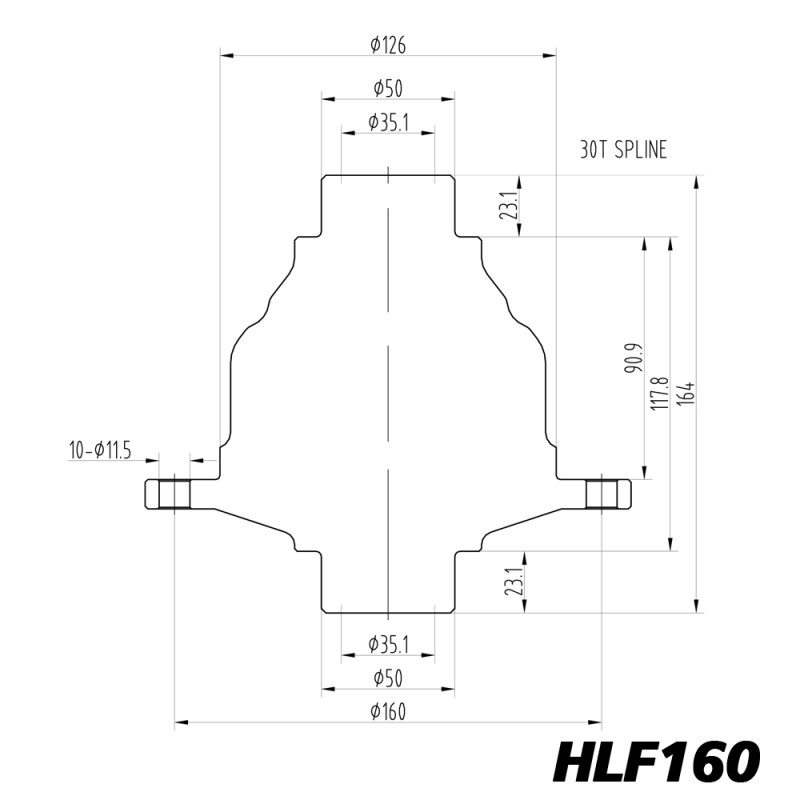 Zelfsperrendifferentieel Blackline voor Toyota GT86 en Subaru BRZ - HLF160 - BR-AB-S01 - HLF160 - 3661768025031