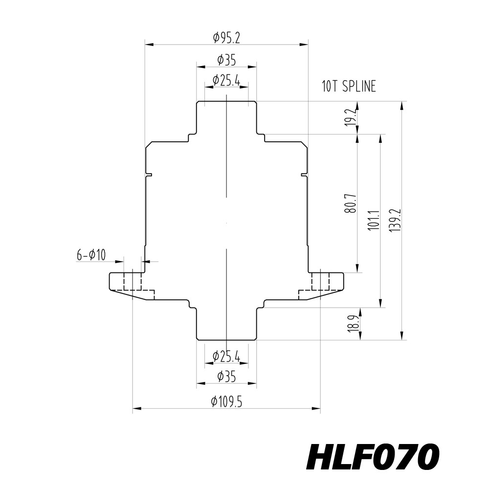 Différentiel autobloquant Blackline MG Midget Morris Minor Lotus Elite - HLF070 - BR-AB-MG01 - HLF070 - 3661768024966