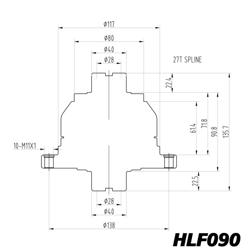 Zelfblokkerend differentieel Blackline Honda Civic Type R EP3 FN2 Integra DC5 - HLF090 - BR-AB-H03 - HLF090 - 3666618037882