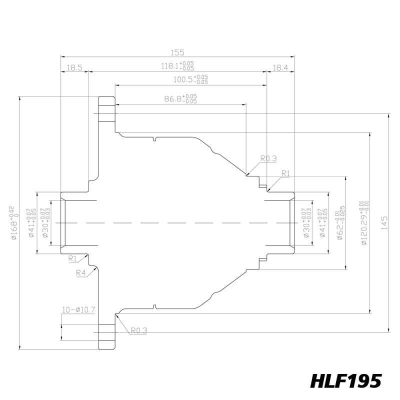 Blackline Limited Slip Differential for Ford Focus Mk3 ST, Mondeo ST220, MMT6 - HLF195 - BR-AB-F09 - HLF195 - 3666618529837