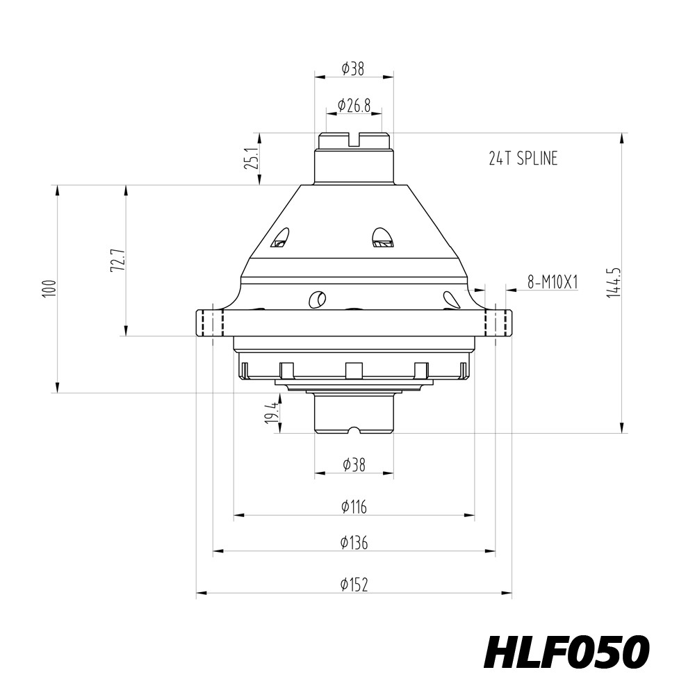 Zelfblokkerend differentieel Blackline Peugeot Citroën versnellingsbak BE1 BE3 BE4 BE4R - HLF050 - QDF3H - BR-AB-P01 - HLF050 - 3661768025000
