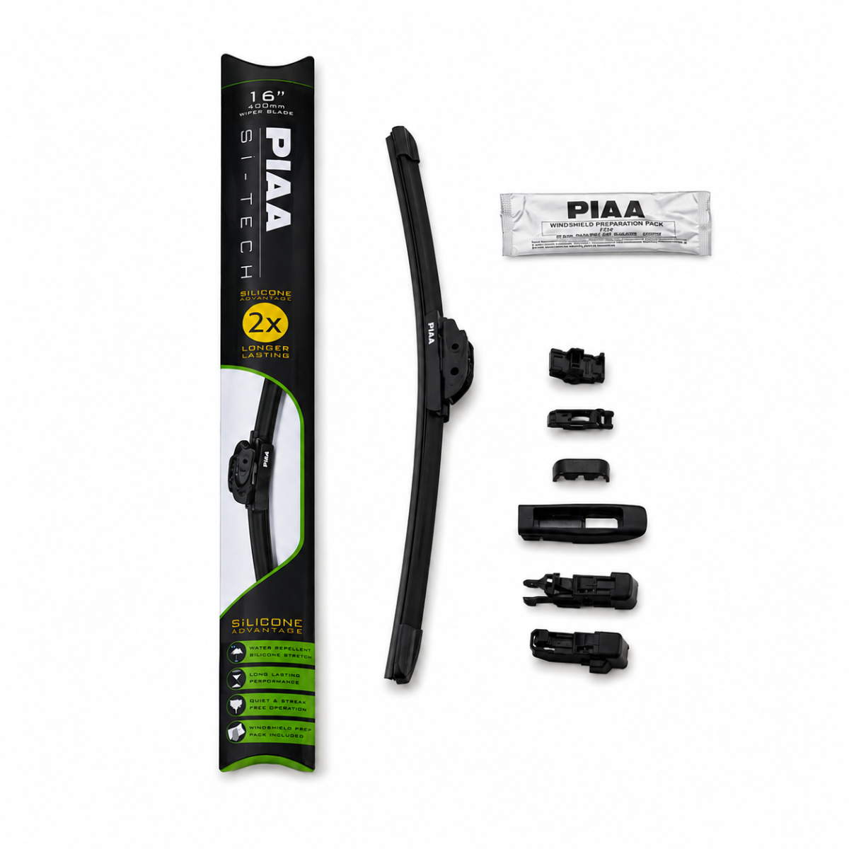 PIAA Si-Tech 97040B 400 mm Silicone Wiper Blade - PI-97040B - 97040B - 4960311063759
