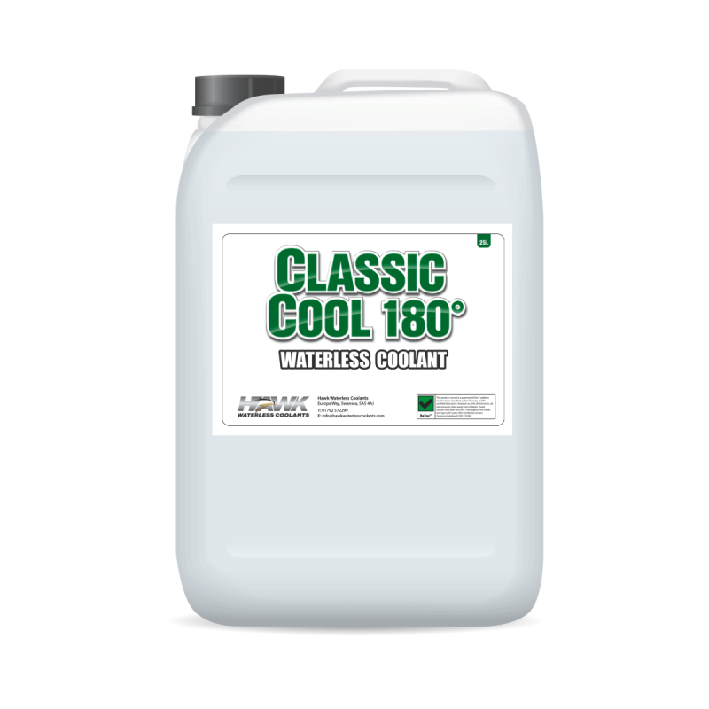 Hawk Classic Cool 180° 25L Waterless Coolant for Classic Cars and Vintage Cars - EV-CLASSIC-25L - ECC-180-25L - 3661768432549