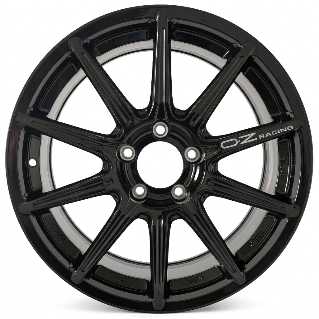 OZ Racing Rally Tarmac 18x8 Gloss Black Aluminum Rim - Citroën C3 Rally2 - W01E06052YL2 - OZ-TARMACRALLYR2-8018599-N - W01E06052 YL2 - 3666618732367